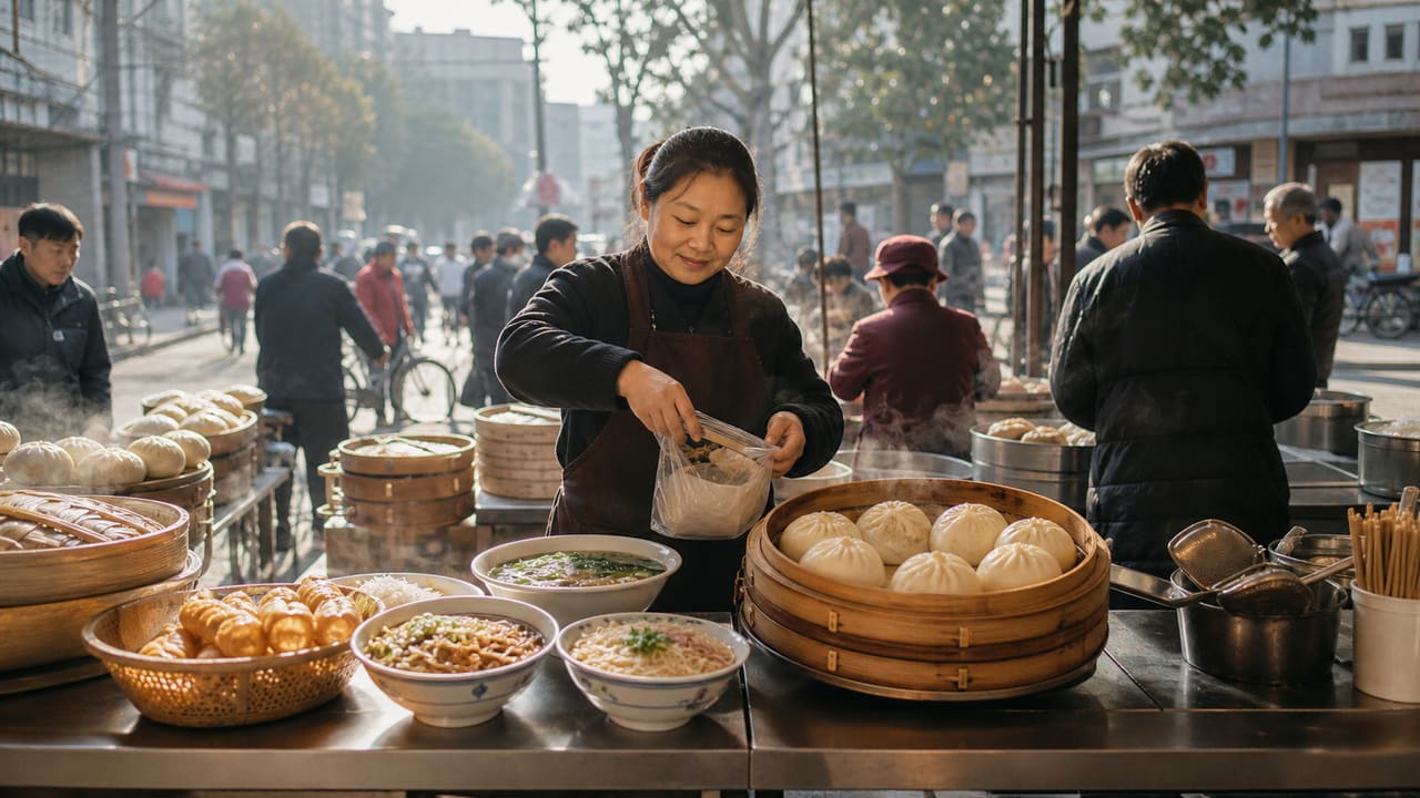 Chinese Cities Do Not Have Only Baozi and Soy Milk for Breakfast